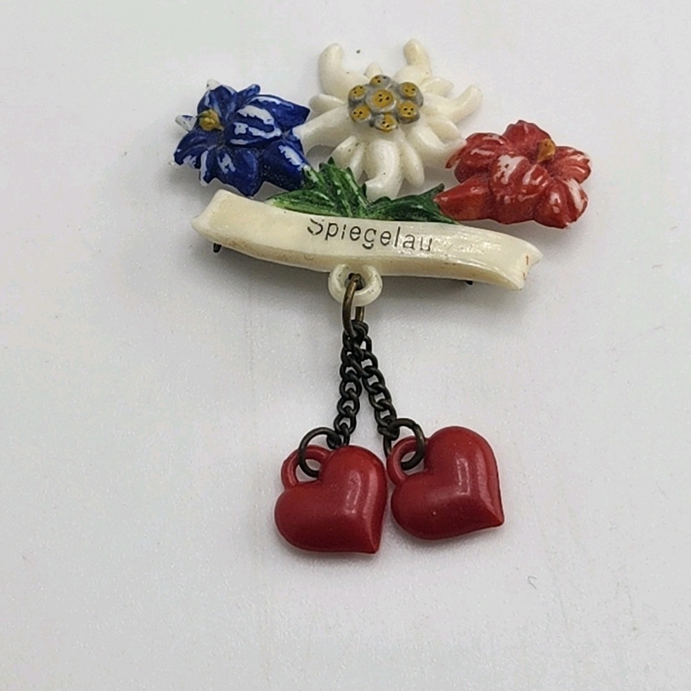 Vintage Germany Celluloide Souvenir‎ Brooch Pin